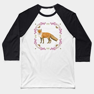 Fox & Foxgloves Baseball T-Shirt